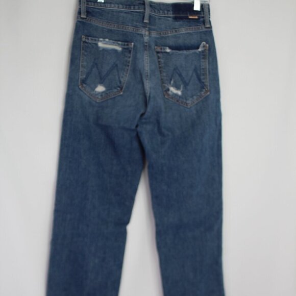 Mother Denim High Waisted Study Hover
Straight Leg Jeans Distressed Size 27 - Picture 8 of 15